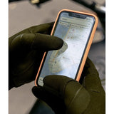 Taktiska handskar touchscreen femfinger khaki storlek L 1 par