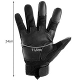 Taktiska touchscreen-handskar XL svart, förstärkta knogar och grepp