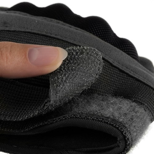 Taktiska touchscreen-handskar XL svart, förstärkta knogar och grepp