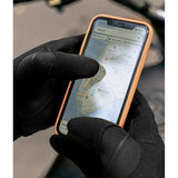 Taktiska touchscreen-handskar XL svart, förstärkta knogar och grepp