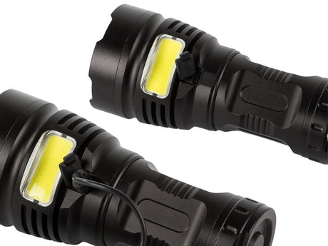 Taktisk ficklampa CREE XHP90 + COB 5000 lm USB-C IPX5