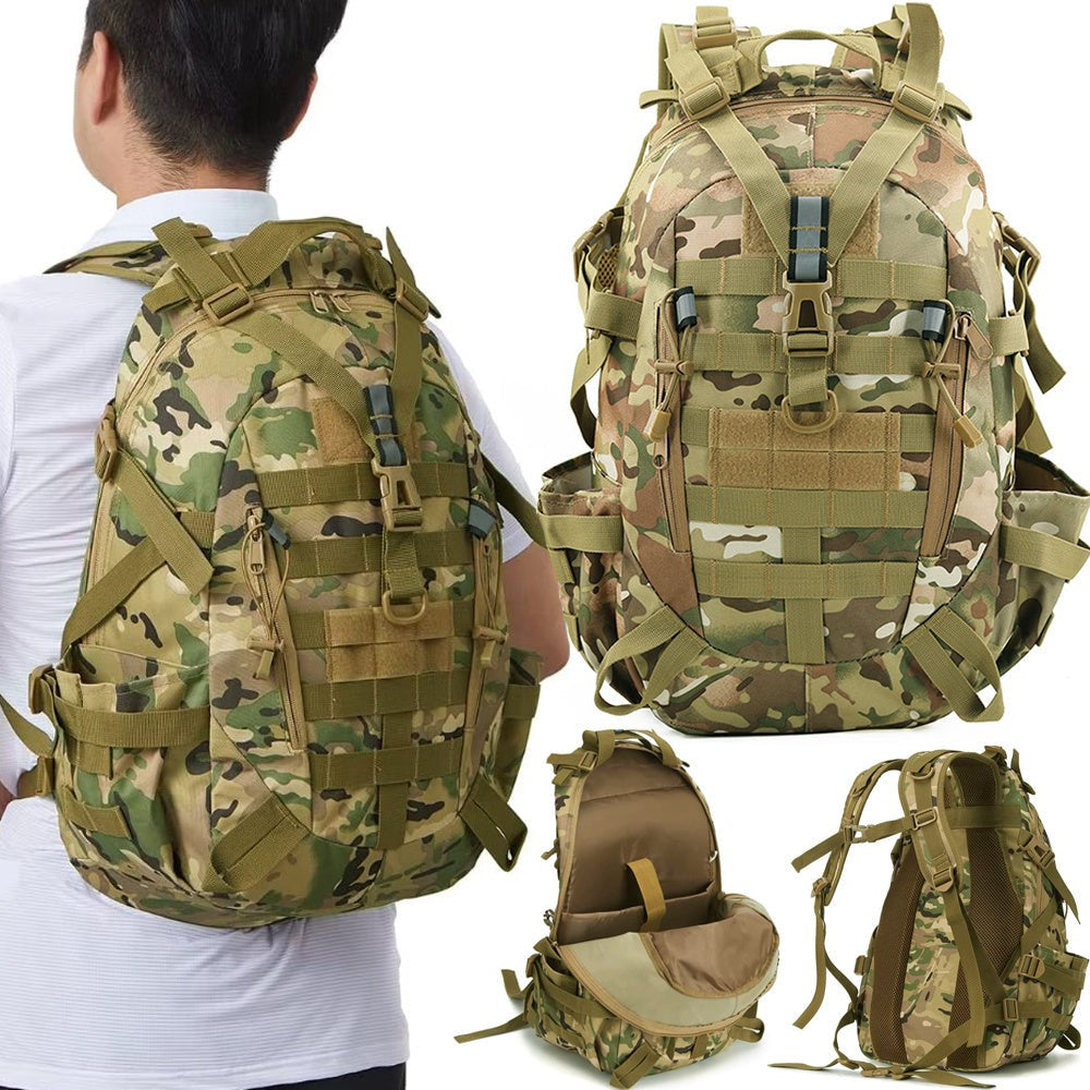 Taktisk ryggsäck 30 l 800D Oxford MOLLE moro 50x35x20 cm