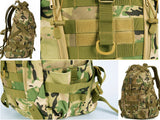 Taktisk ryggsäck 30 l 800D Oxford MOLLE moro 50x35x20 cm