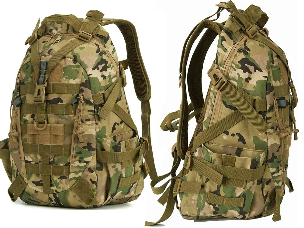 Taktisk ryggsäck 30 l 800D Oxford MOLLE moro 50x35x20 cm