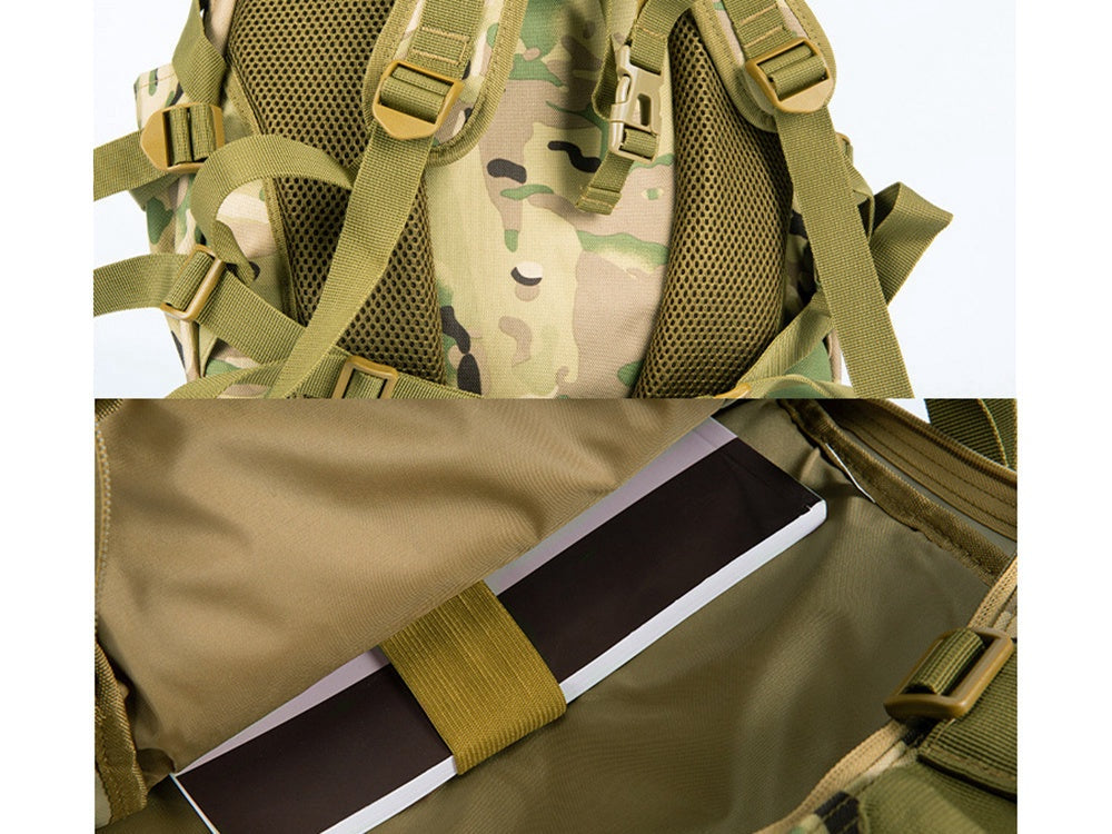 Taktisk ryggsäck 30 l 800D Oxford MOLLE moro 50x35x20 cm