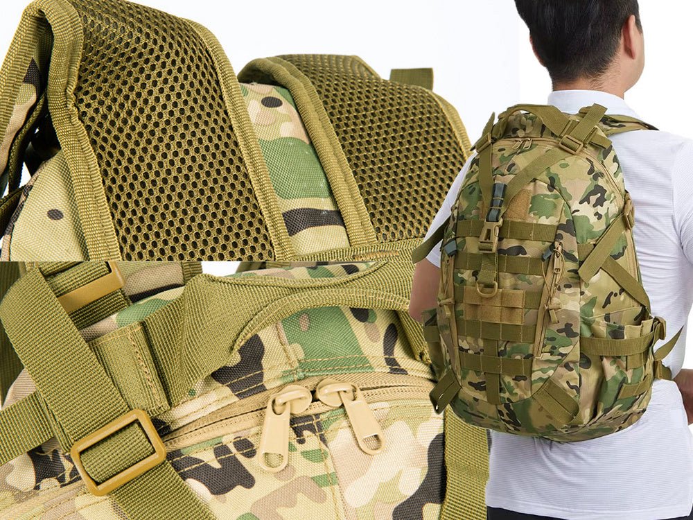 Taktisk ryggsäck 30 l 800D Oxford MOLLE moro 50x35x20 cm