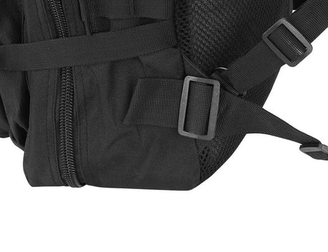 Taktisk ryggsäck 35L vattentålig MOLLE 5 fack svart + patch