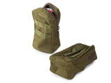 Taktisk ryggsäck 48,5 L grön med MOLLE, midjeväska och 2 sidofickor
