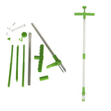 Teleskopisk ogräsrensare 93 cm med 3 blad och ergonomiskt handtag