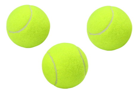 Tennisbollar 3-pack i tub neon gul Ø6,5 cm 50 g CE EN71