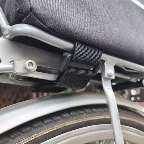 Termisk cykelväska pakethållare 9L svart med axelrem
