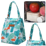 Termisk lunchväska 25x18,5x18 cm vattentålig polyester tropiskt motiv