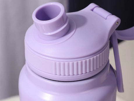 Termosflaska 700 ml rostfritt stål dubbelvägg med vikbart handtag