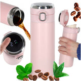 Termosmugg med LED-display och 350 ml kapacitet - Rosa