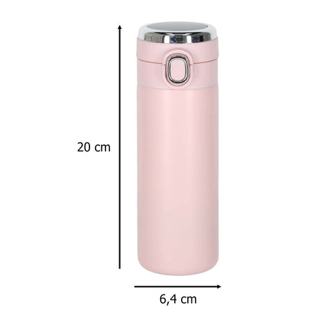Termosmugg med LED-display och 350 ml kapacitet - Rosa