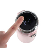 Termosmugg med LED-display och 350 ml kapacitet - Rosa