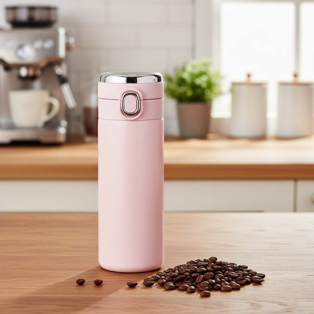 Termosmugg med LED-display och 350 ml kapacitet - Rosa