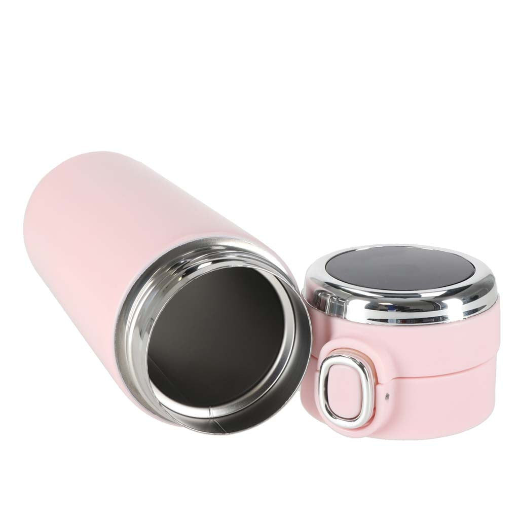 Termosmugg med LED-display och 350 ml kapacitet - Rosa