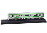 Tågvagn modell 1:48 i metall silver 15 cm, samlarmodell 3+