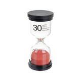 Timglas set 6-pack 1-30 min färgglada för barn 3+