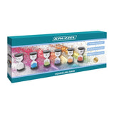 Timglas set 6-pack 1-30 min färgglada för barn 3+