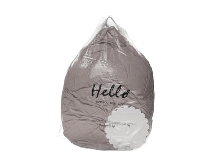 Tipi sängbaldakin för barn grå polyester 290 cm med monteringsset