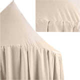 Tipitält draperi ljusrosa polyester 70 cm med monteringsset