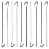 Tältpinnar i stål 31 cm 10-pack silver