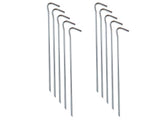 Tältpinnar i stål 31 cm 10-pack silver