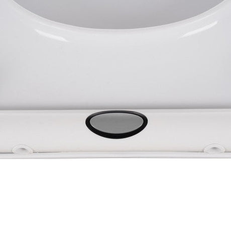 Toalettlock mjukstängande universell vit PP 44x37 cm 6-23 cm hålavstånd