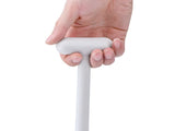 Toalett- och vaskrensare med gummisugkopp 17x51 cm grå/vit