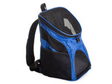 Transportryggsäck hund/katt nylon blå 33x30x25 cm max 10 kg