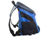Transportryggsäck hund/katt nylon blå 33x30x25 cm max 10 kg
