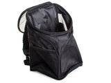 Transportryggsäck hund/katt nylon svart 33x30x25 cm max 10 kg