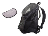 Transportryggsäck hund/katt nylon svart 33x30x25 cm max 10 kg