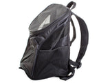 Transportryggsäck hund/katt nylon svart 33x30x25 cm max 10 kg