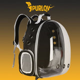 Transportväska för hund/katt 41x35x24 cm max 10 kg plexiglasfront