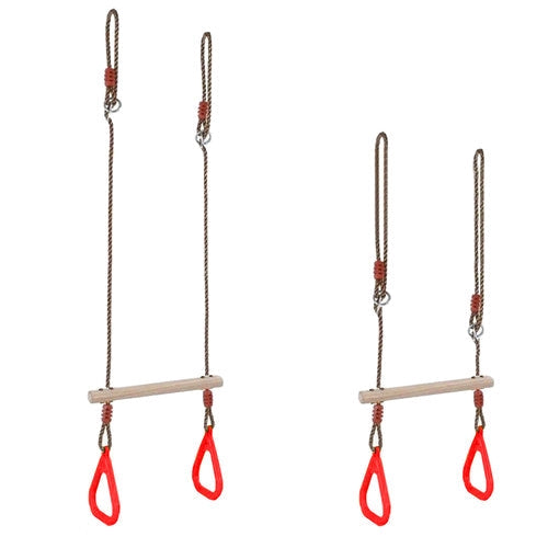 Trapezgunga för barn med justerbara rep 140-211 cm max 100 kg