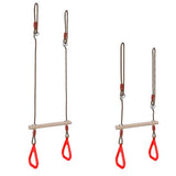 Trapezgunga för barn med justerbara rep 140-211 cm max 100 kg