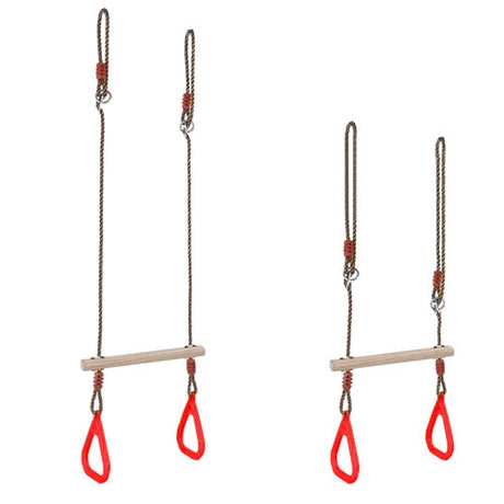 Trapezgunga för barn med justerbara rep 140-211 cm max 100 kg