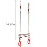 Trapezgunga för barn med justerbara rep 140-211 cm max 100 kg