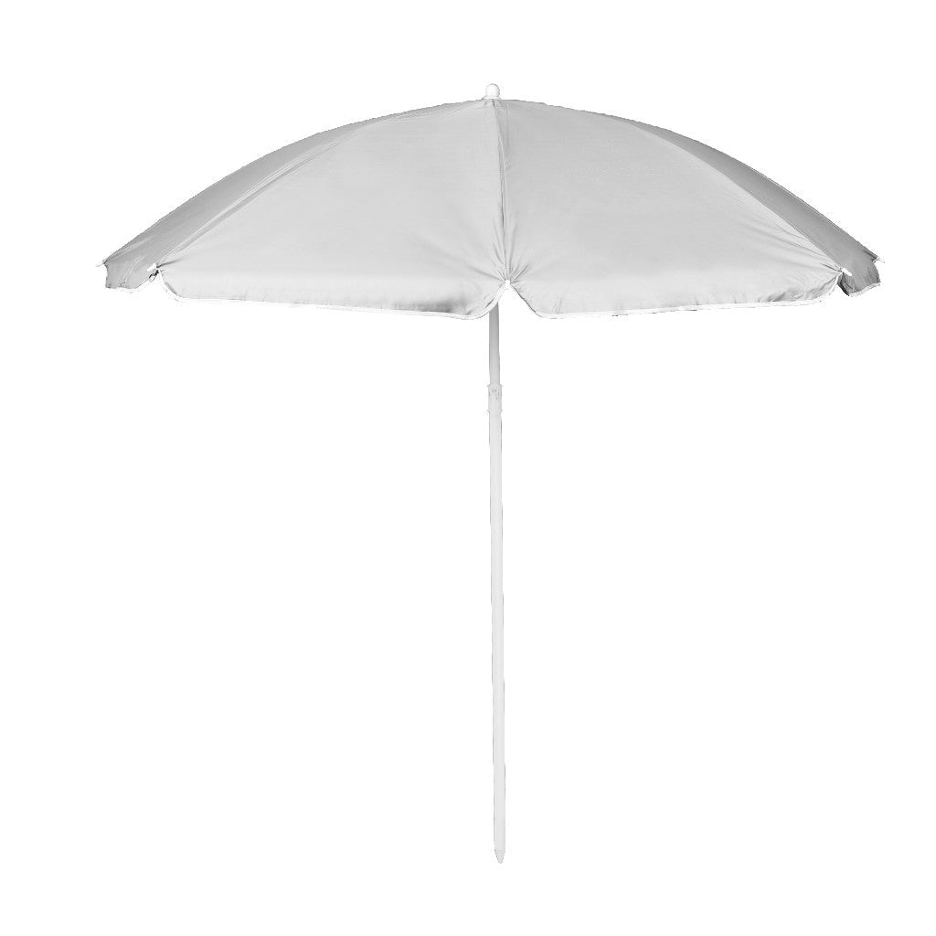 Trädgårdsparasol 150 cm UPF 50+ silverbelagd insida hopfällbar