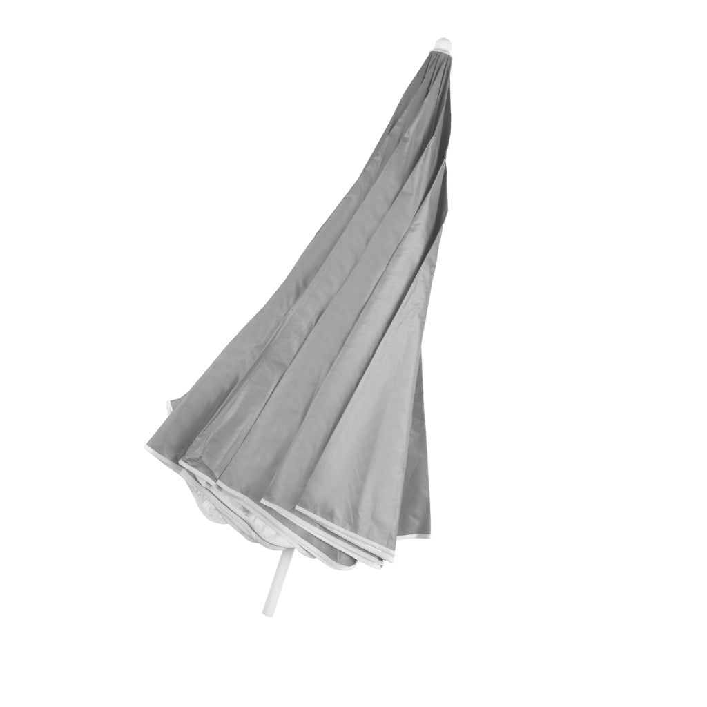 Trädgårdsparasol 150 cm UPF 50+ silverbelagd insida hopfällbar