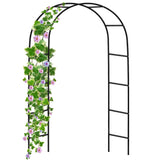Trädgårdspergola båge 240x140x38 cm pulverlackerat stålrör 13 mm