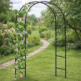 Trädgårdspergola båge 240x140x38 cm pulverlackerat stålrör 13 mm
