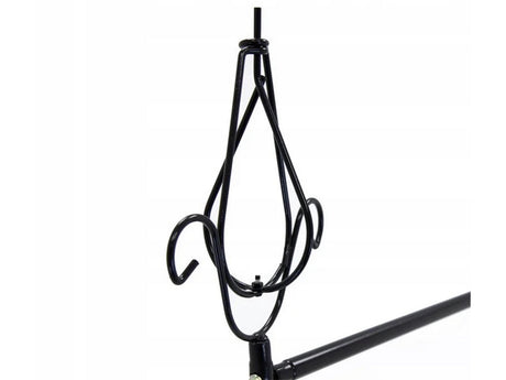 Trädgårdspergola båge växtstöd pulverlackerat stål mörkgrön 265 cm
