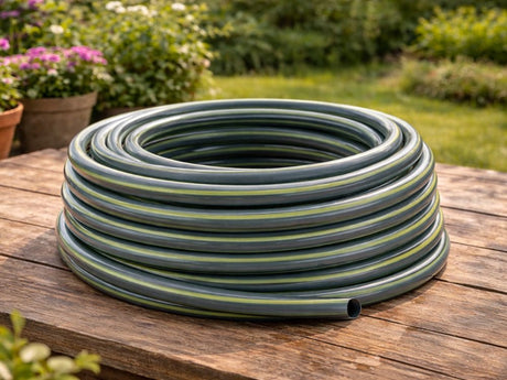 Trädgårdsslang 1/2 tum 30 m 3-lagers PVC/gummi UV-resistent