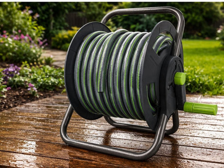 Trädgårdsslang 1/2 tum 30 m 3-lagers PVC/gummi UV-resistent