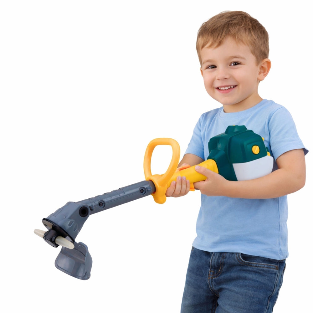 Trädgårdstrimmer leksak för barn 48 cm med ljud och ljus, AA-batteri