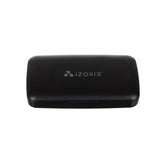 Trådlösa Bluetooth-hörlurar med powerbank-fodral display svart